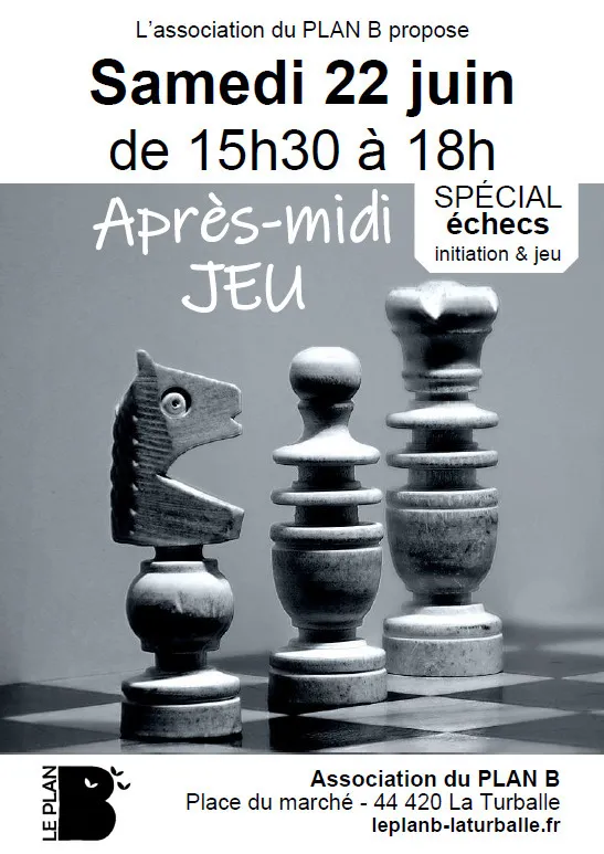 Image qui illustre: Après-midi JEU d'échecs à La Turballe - 0