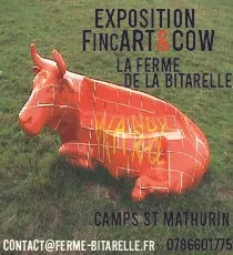 Image qui illustre: Exposition Fincart & Cow De La Bitarelle