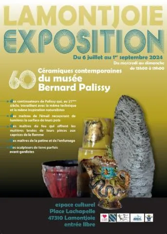 Image qui illustre: Exposition : 60 céramiques contemporaines du musée Bernard Palissy