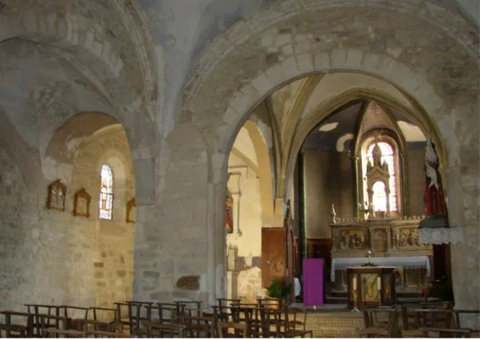 Image qui illustre: Venez découvrir l'église Saint-Jean-Baptiste de Condat !
