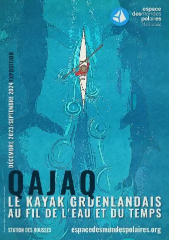 Image qui illustre: Visite libre de l'exposition  QAJAQ – Le kayak groenlandais au fil de l’eau et du temps