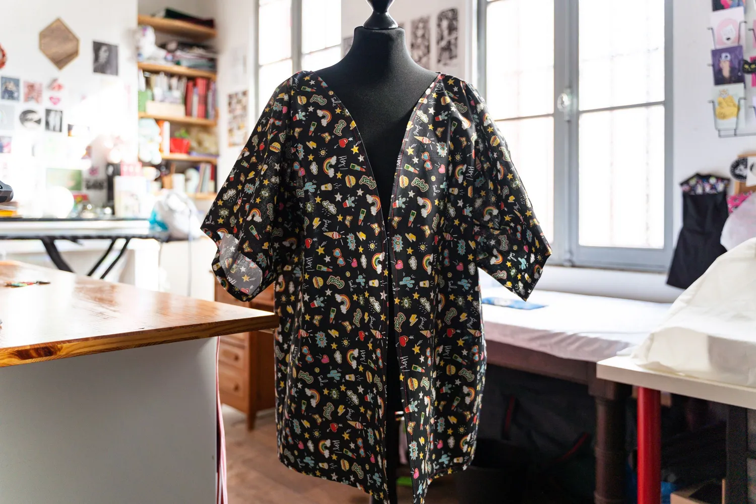Image qui illustre: Cousez votre veste ample façon kimono à Bègles - 0