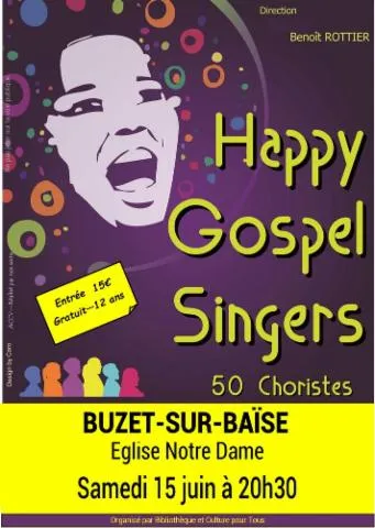 Image qui illustre: Concert : Happy Gospel Singers