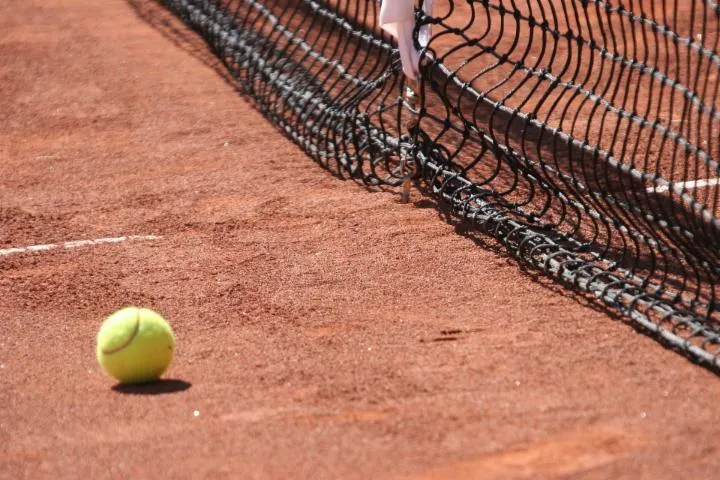 Image qui illustre: Court de tennis d'Orgon