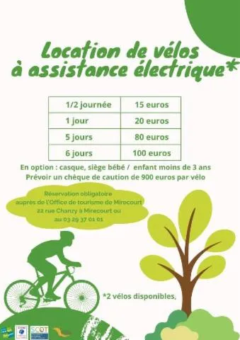 Image qui illustre: Location De Vélos À Assistance Électrique