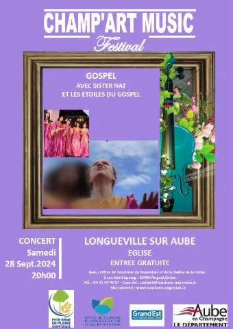 Image qui illustre: Concert "sister Nat &amp; Les Étoiles Du Gospel" - Champ'art Music Festival