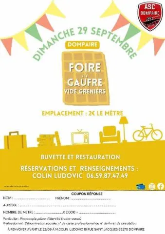 Image qui illustre: Vide Grenier Et Foire A La Gaufre