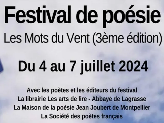 Image qui illustre: Festival De Poésie : Les Mots Du Vent - 3ème Edition