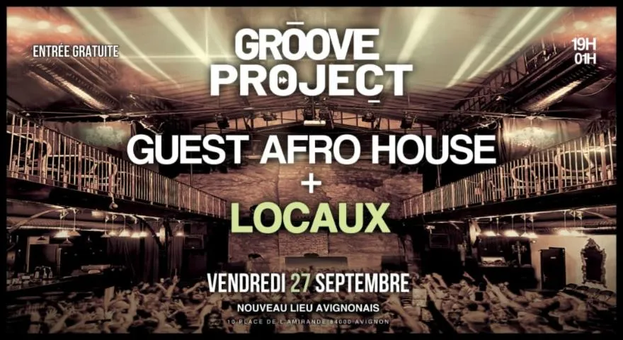 Image qui illustre: GROOVE X AVIGNON X ROUGE GORGE