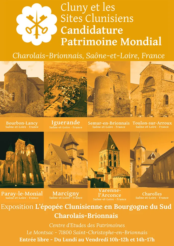 Image qui illustre: Exposition  L'épopée clunisienne en Bourgogne du Sud à Saint-Christophe-en-Brionnais - 0