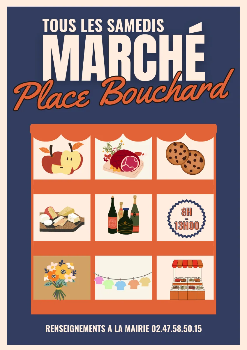 Image qui illustre: Marché Hebdomadaire à L'Île-Bouchard - 0