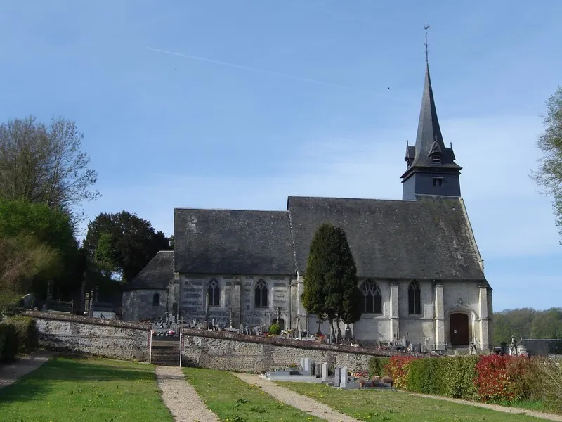 Image qui illustre: Église Saint Martin à Saint-Martin-de-Bienfaite-la-Cressonnière - 1