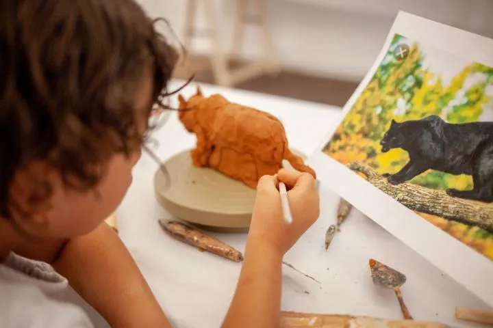 Image qui illustre: Créez votre figurine animale en famille