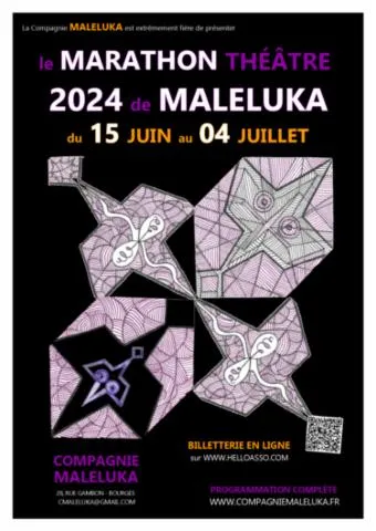 Image qui illustre: Le Marathon-théâtre 2024 De Maleluka