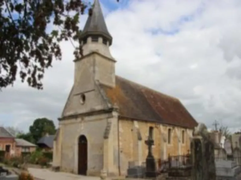 Image qui illustre: Église Sainte Croix à Méry-Bissières-en-Auge - 0