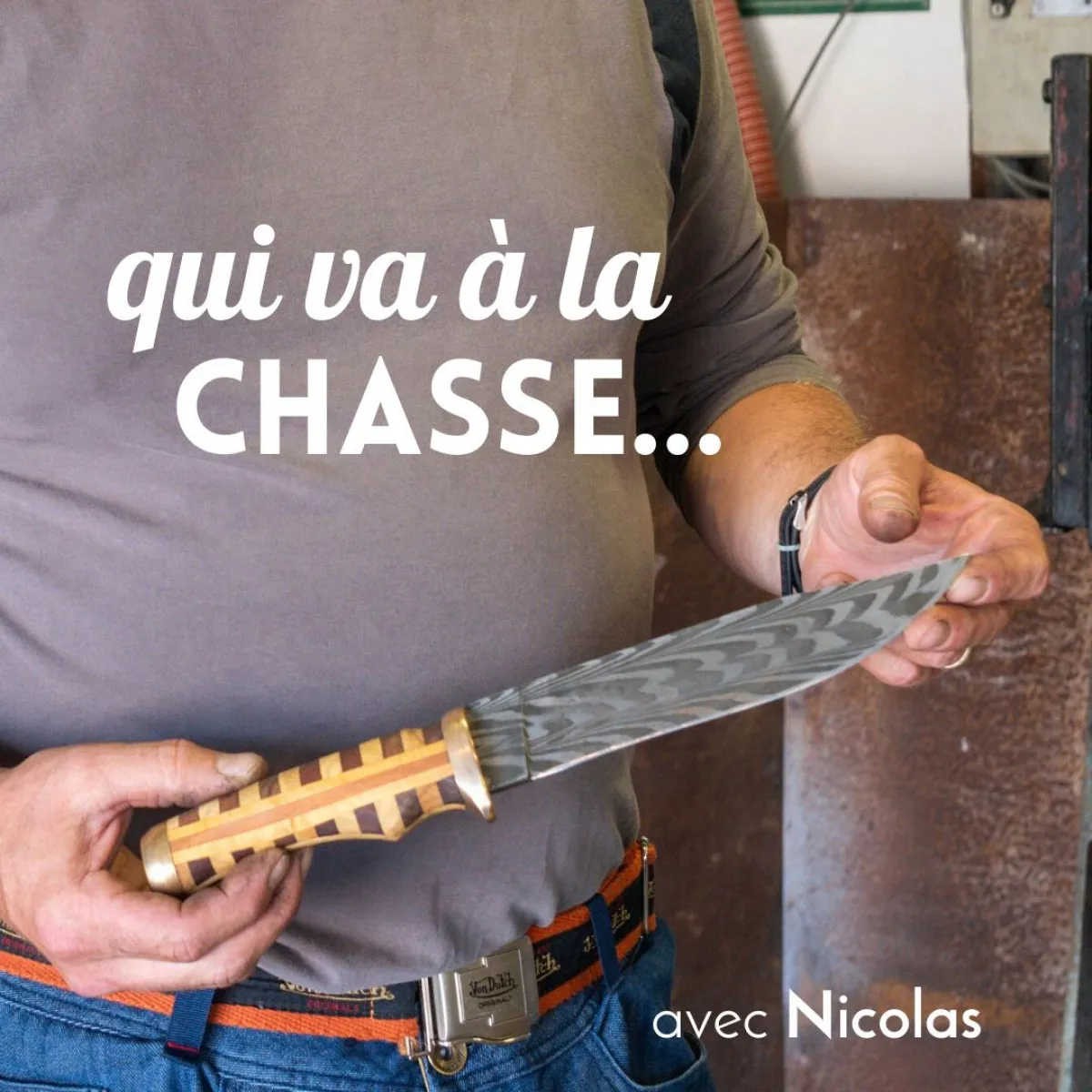 Image qui illustre: Réalisez votre couteau de chasse en acier Damas - 2J à Pagny-sur-Moselle - 0