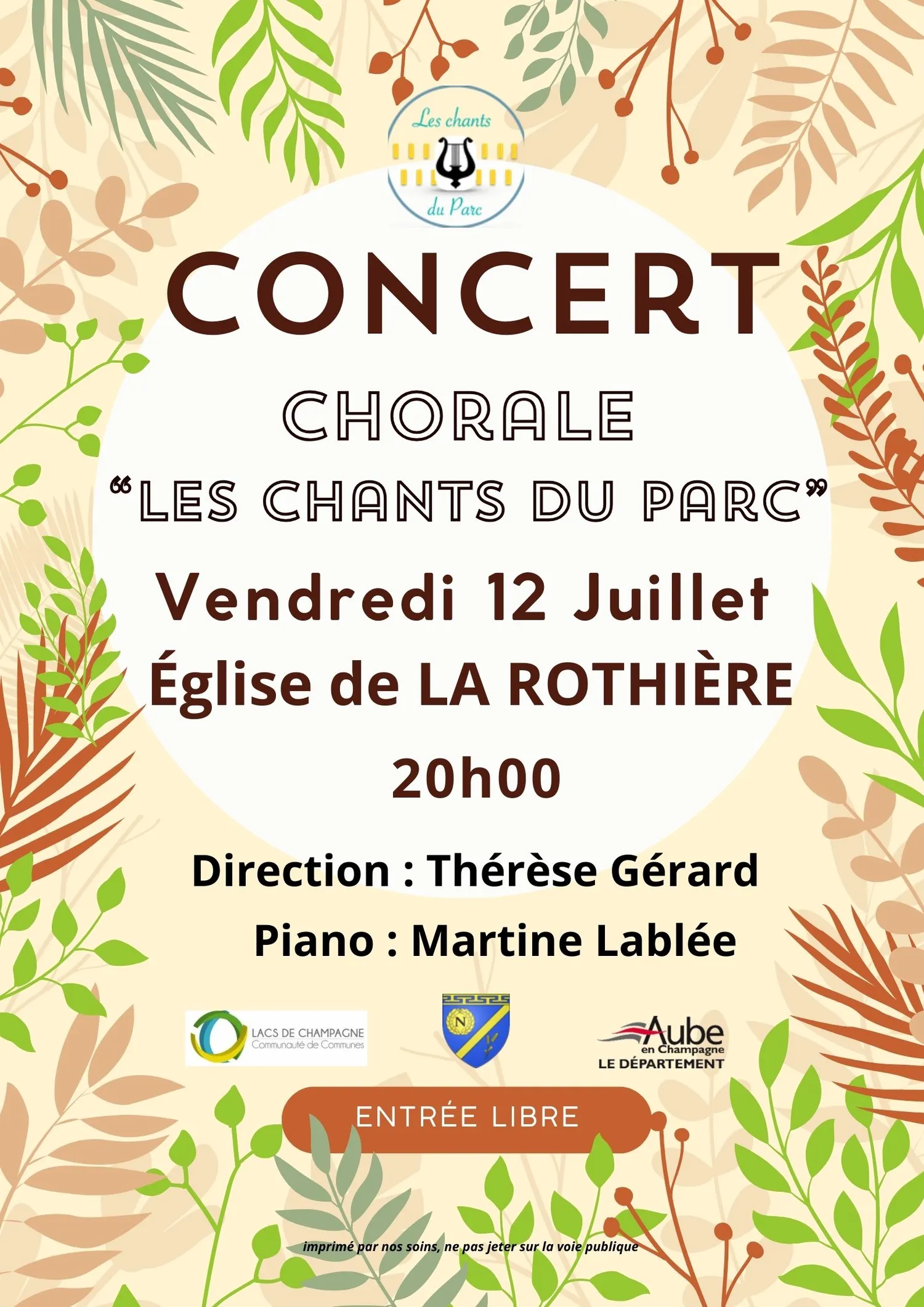 Image qui illustre: Concert : Les Chants Du Parc à La Rothière - 0