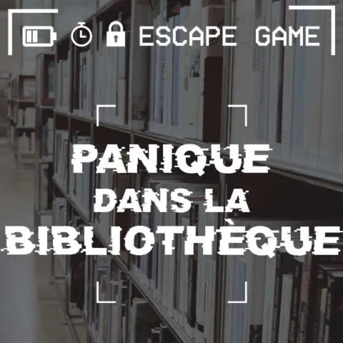 Image qui illustre: Escape game - Panique dans la bibliothèque