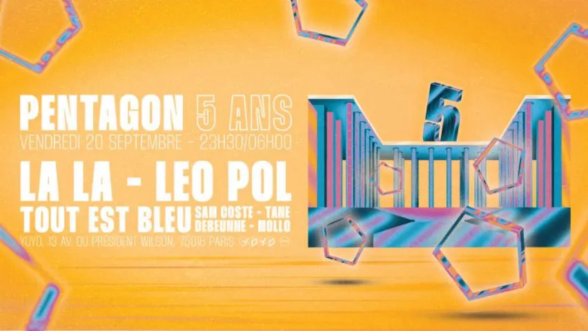 Image qui illustre: PENTAGON 5 ANS : LA LA, LEO POL & TOUT EST BLEU