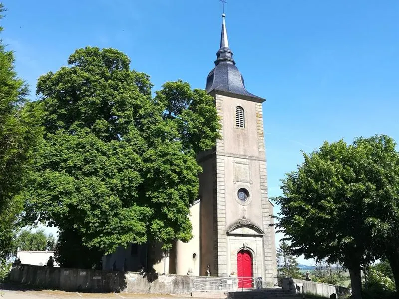 Image qui illustre: Église Saint-hyppolite Et Ossuaire à Bérig-Vintrange - 1