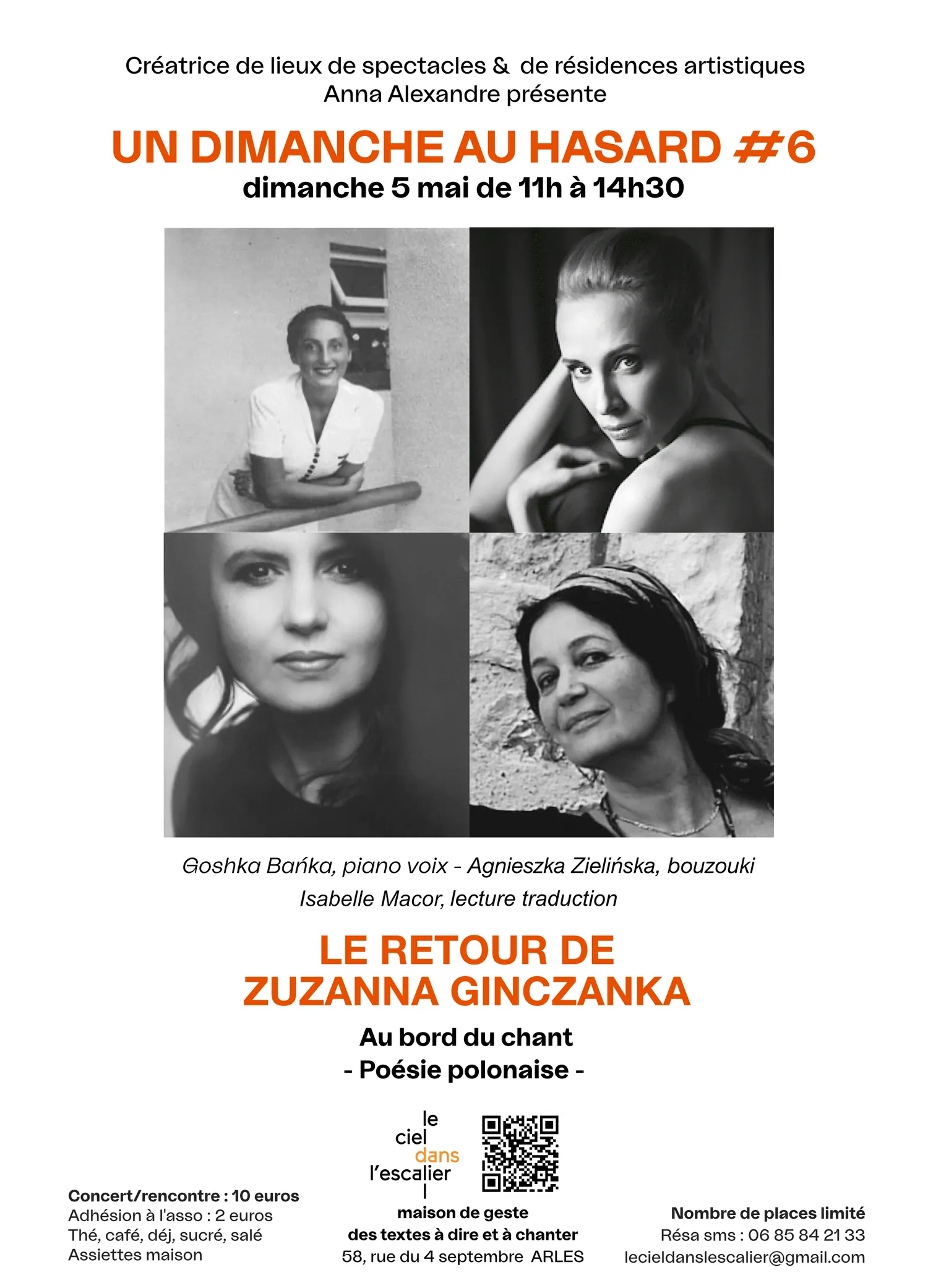 Image qui illustre: Un Dimanche Au Hasard #6, Ouverture De Saison : Le Retour De Zuzanna Ginczanka à Arles - 0