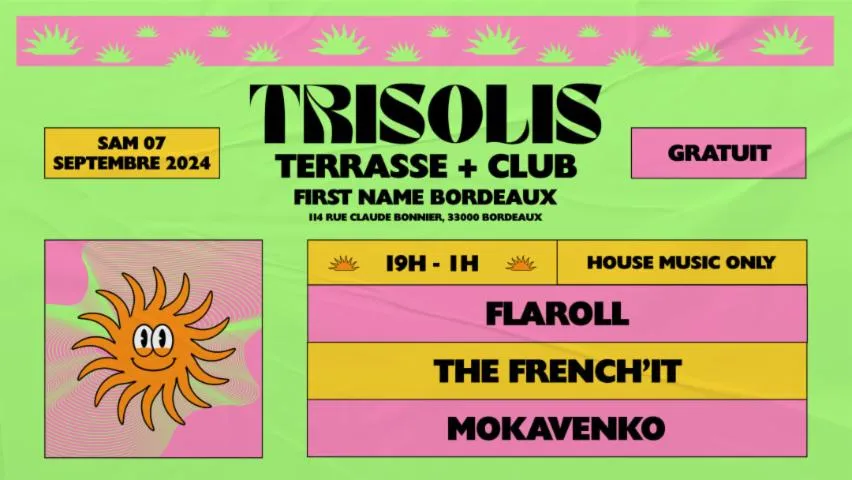 Image qui illustre: Trisolis X FirstName Bordeaux : Terrasse + Club #2