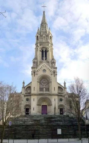 Image qui illustre: Église catholique Notre-Dame-de-la-Croix de Ménilmontant