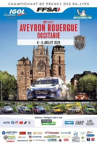 Image qui illustre: 50ème Rallye Aveyron Rouergue Occitanie À Laissac