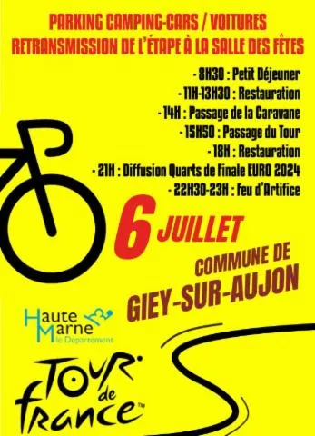 Image qui illustre: Tour De France - Giey Sur Aujon