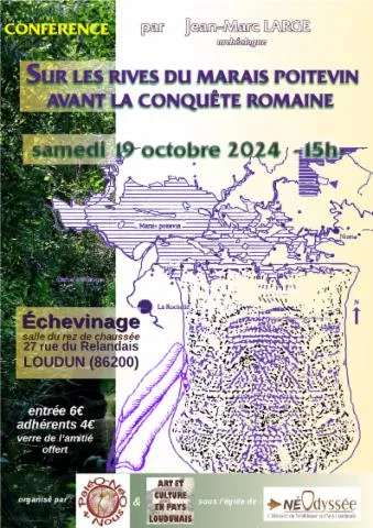 Image qui illustre: Conférence "Sur les rives du Marais Poitevin avant la conquête romaine : une histoire avant l'Histoire"