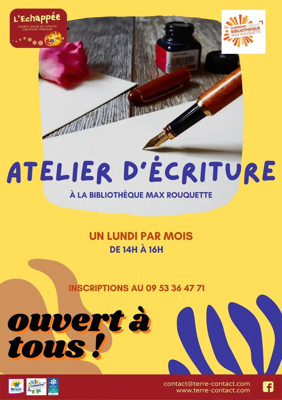 Image du carousel qui illustre: Atelier D'écriture à Clermont-l'Hérault