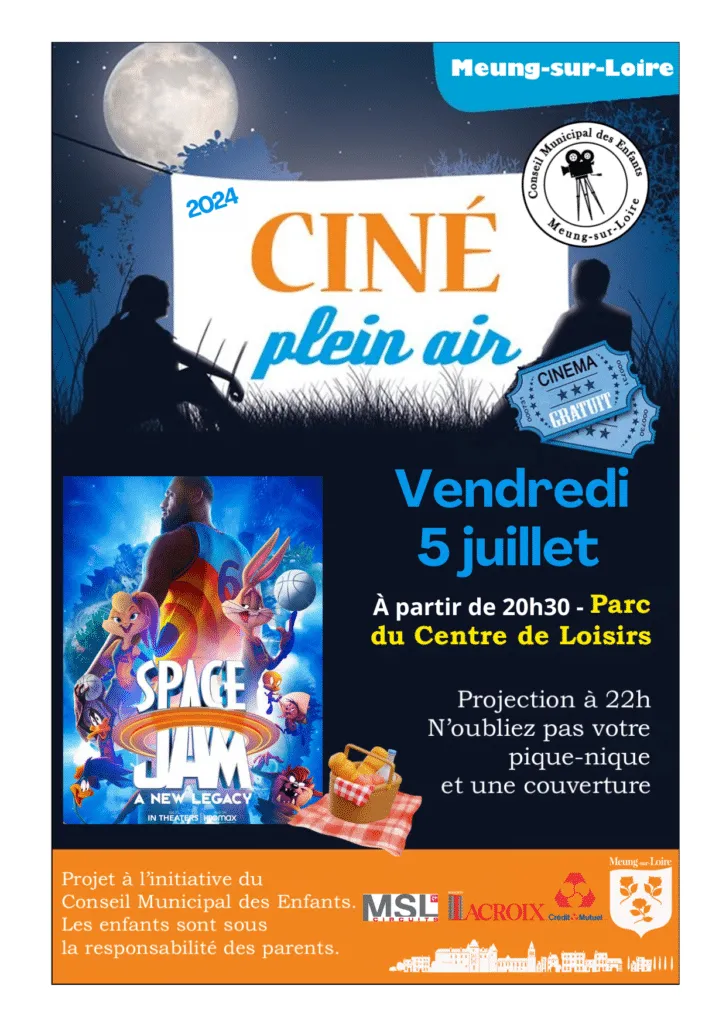 Image du carousel qui illustre: Cinéma En Plein Air : Space Jam à Meung-sur-Loire