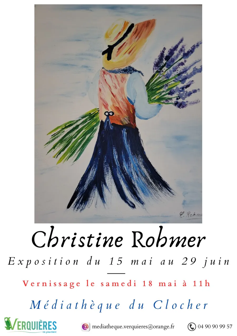 Image du carousel qui illustre: Exposition De Christine Rohmer à Verquières