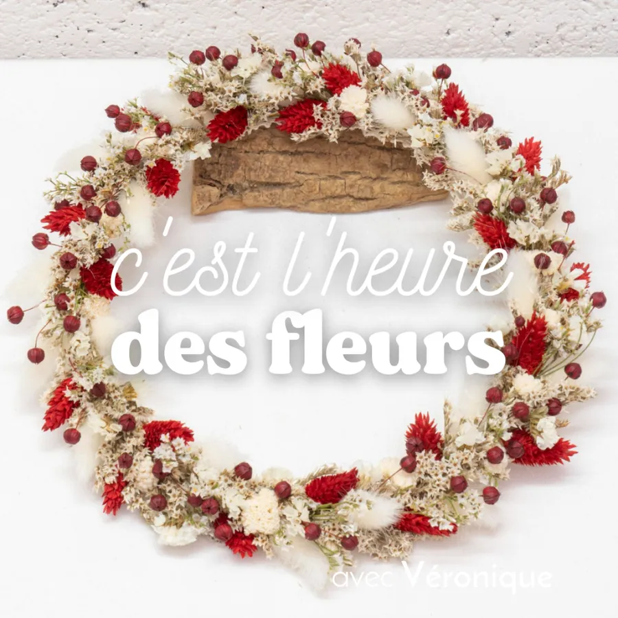 Image du carousel qui illustre: Fabriquez votre couronne de fleurs séchées à Quimper