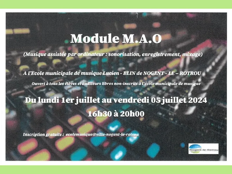 Image du carousel qui illustre: Module M.a.o à Nogent-le-Rotrou