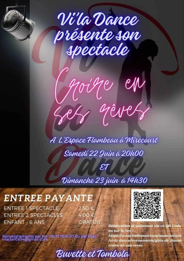 Image du carousel qui illustre: Spectacle De Danse : Croire En Ses Rêves à Mirecourt