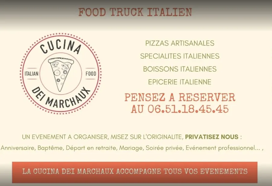 Image du carousel qui illustre: Food Truck Italien - Cucina Dei Marchaux à Lunéville