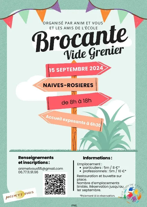 Image du carousel qui illustre: Brocante Vide-grenier à Naives-Rosières