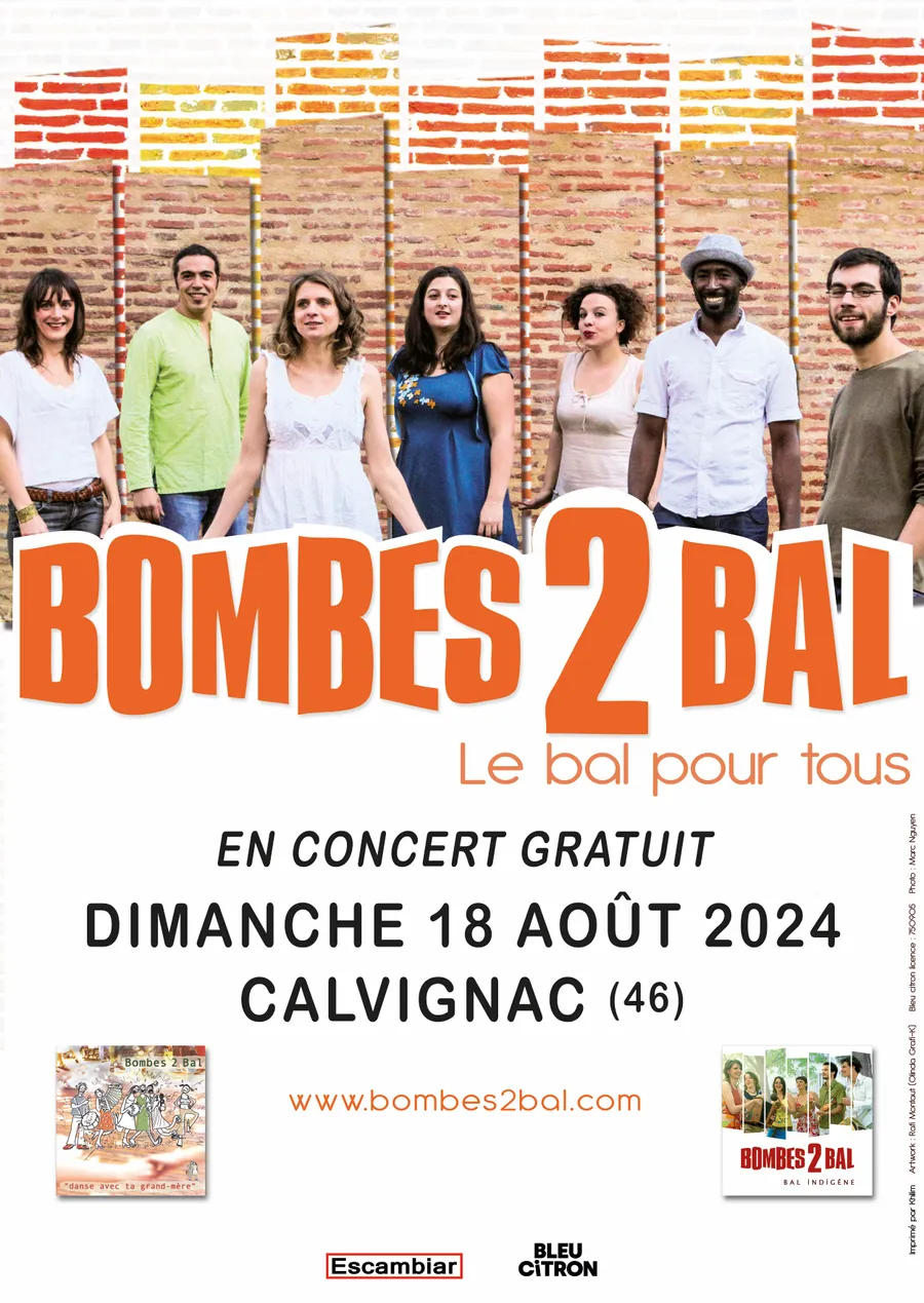 Image du carousel qui illustre: Concert Bombes 2 Bal À Calvignac à Calvignac