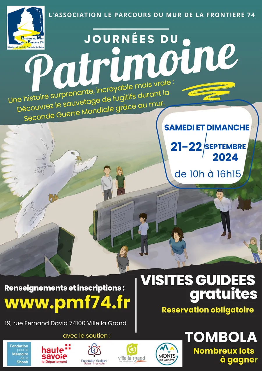 Image du carousel qui illustre: Visites guidées Parcours du Mur de la Frontière 74 à Ville-la-Grand