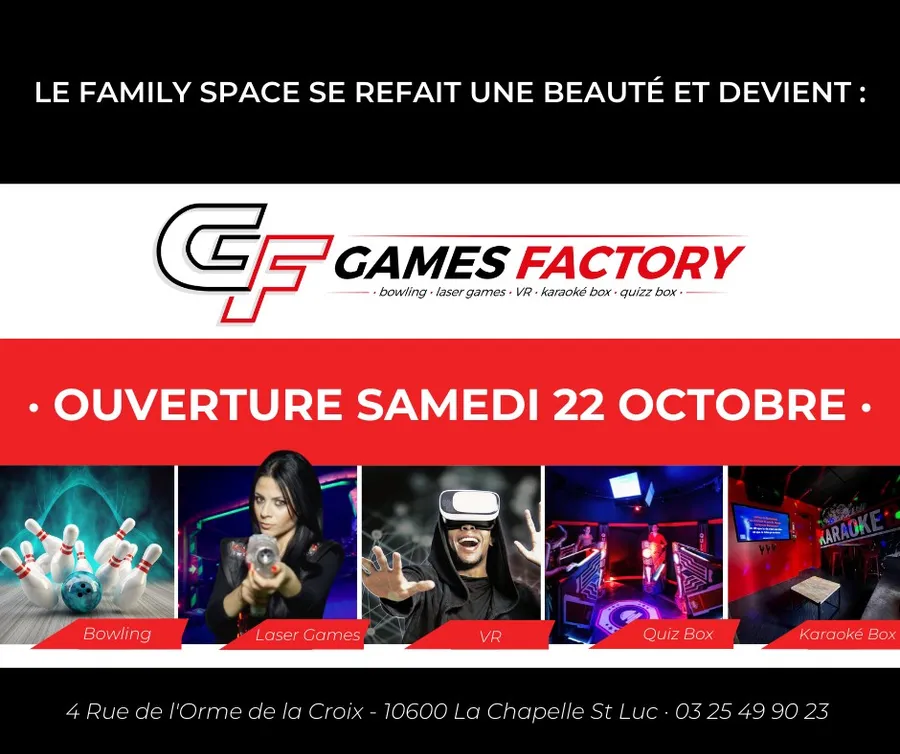 Image du carousel qui illustre: Games Factory à La Chapelle-Saint-Luc