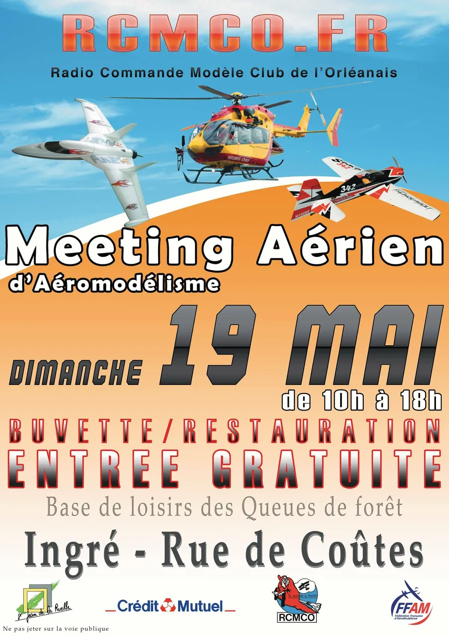 Image du carousel qui illustre: Meeting Aérien d'Aéromodélisme à Ingré