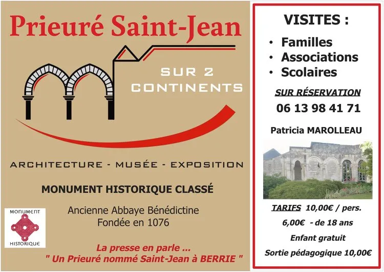 Image du carousel qui illustre: Prieuré Saint-Jean à Berrie
