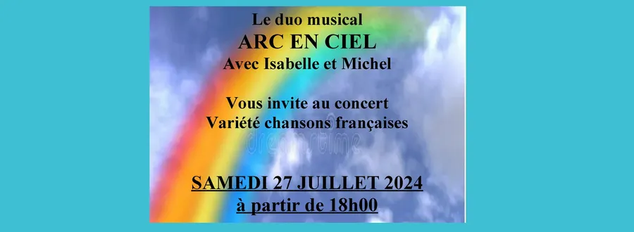Image du carousel qui illustre: Concert Du Duo Musical Arc En Ciel - Eglise De Fontvieille à Fontvieille