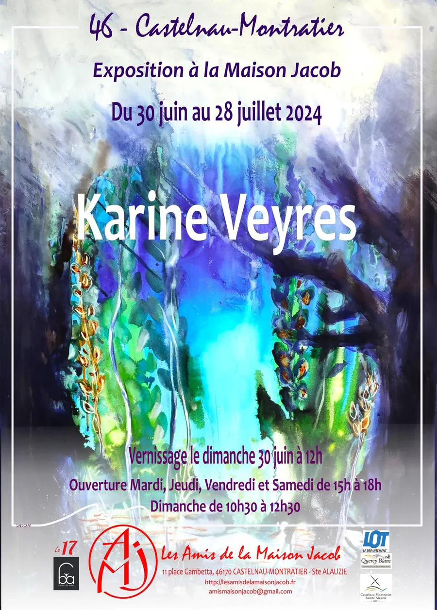 Image du carousel qui illustre: Exposition De Karine Veyres À La Maison Jacob à Castelnau Montratier-Sainte Alauzie