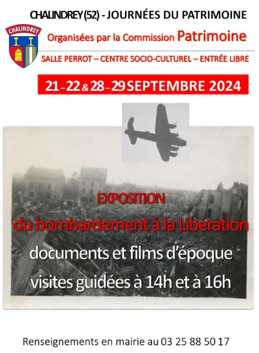 Image du carousel qui illustre: J.e.p. A Chalindrey : Exposition "du Bombardement À La Libération" à Chalindrey