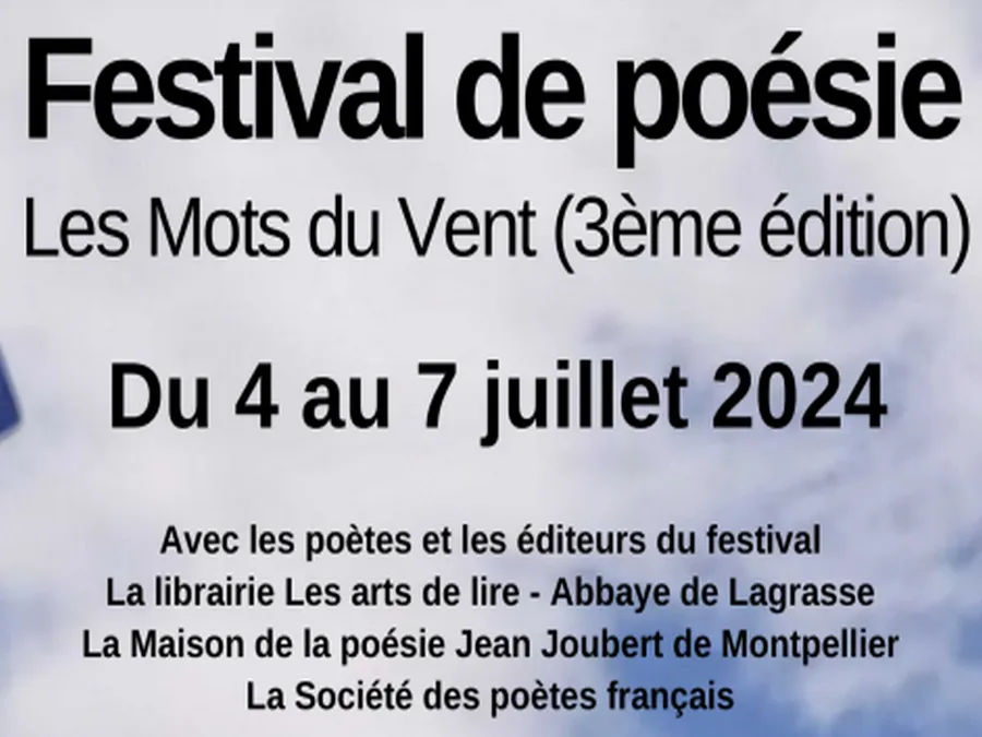 Image du carousel qui illustre: Festival De Poésie : Les Mots Du Vent - 3ème Edition à Fontjoncouse