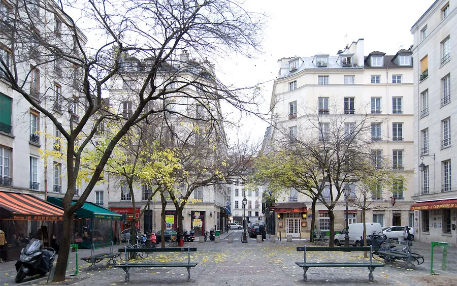 Image du carousel qui illustre: Place du marché Sainte-Catherine à Paris