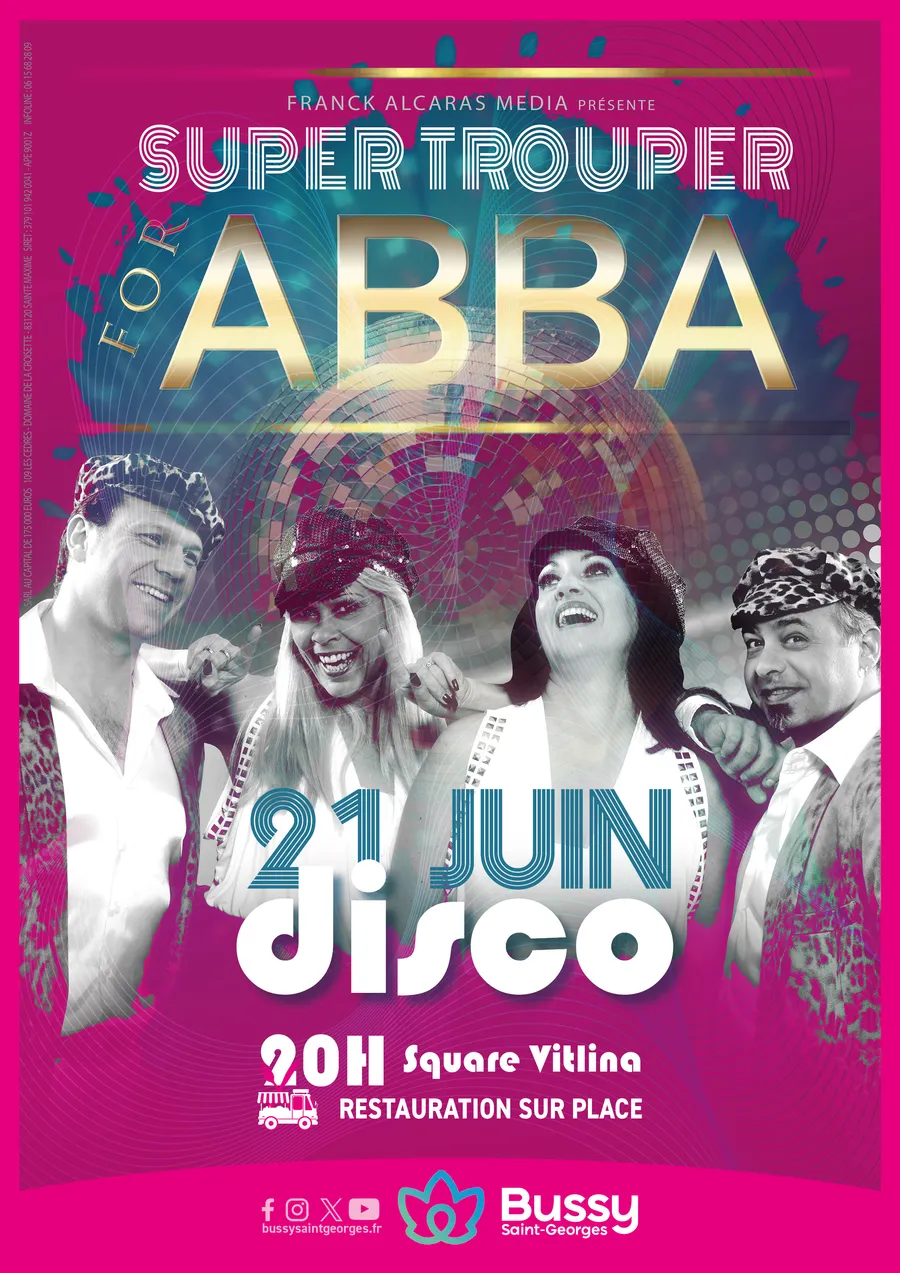 Image du carousel qui illustre: SUPER TROUPER FOR ABBA à Bussy-Saint-Georges