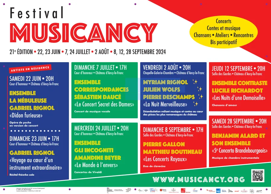 Image du carousel qui illustre: Festival Musicancy à Ancy-le-Franc
